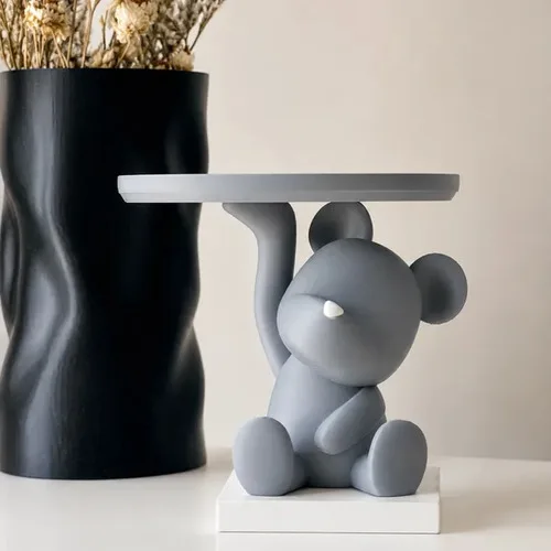 Figura Decorativa Oso Con Bandeja Recibidor 3dmaam - Image 5