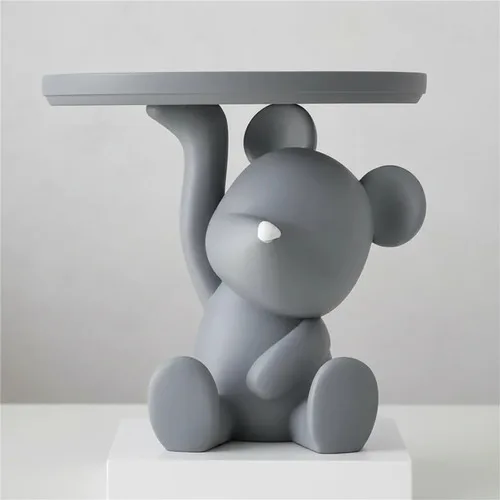 Figura Decorativa Oso Con Bandeja Recibidor 3dmaam - Image 2