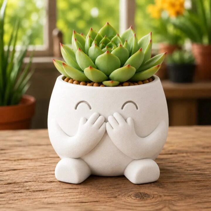 Macetas Decorativa Personalizable Plantas Suculentas 3dmaam