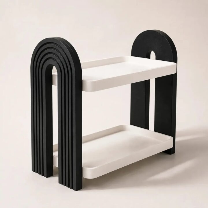 Estante Repisa Organizador 2 Niveles Arco Decorativo 3dmaam