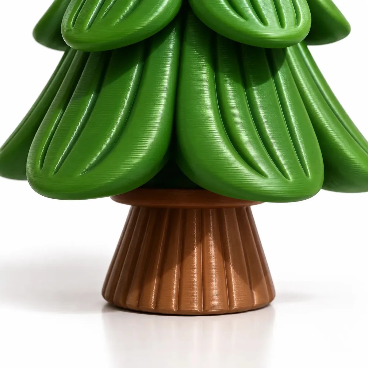 Árbol De Navidad Decorativo Verde Con Estrella Dorada 16cm