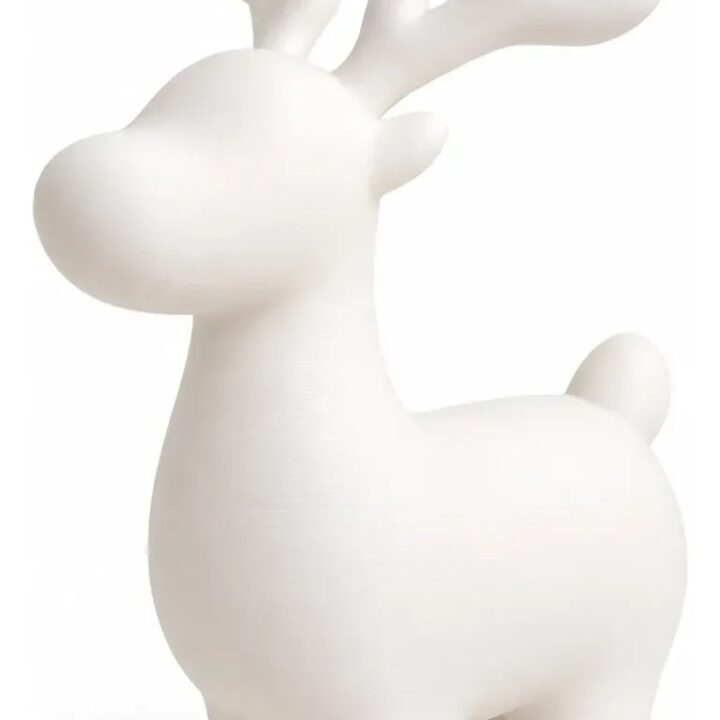 Reno Decorativo Adorno Navideño Figura Minimalista 15 Cm