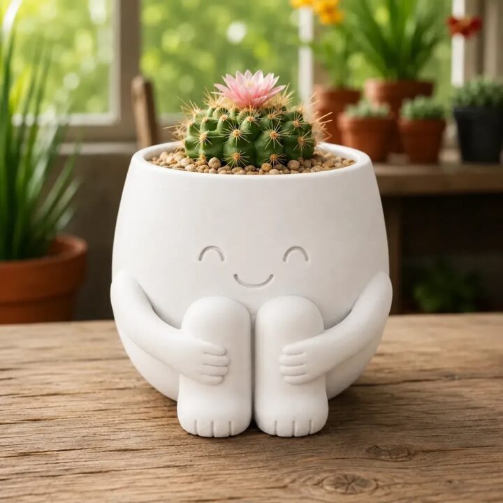 Macetas Decorativa Personaje Para Plantas Suculentas 3dmaam