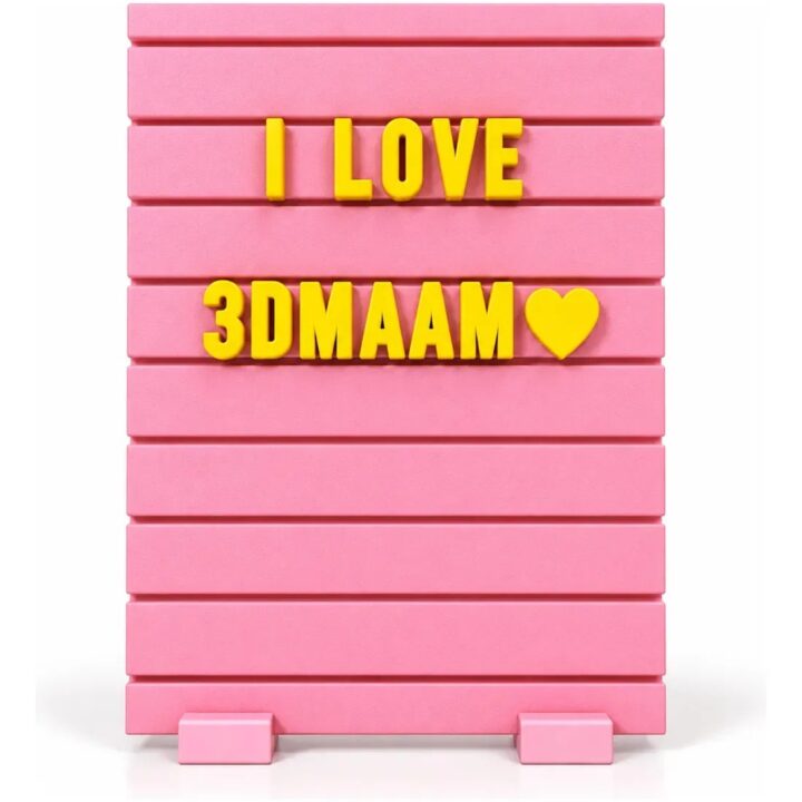 Cartel Pizarra 17.5x12cm Con 168 Letras Intercambiables Deco